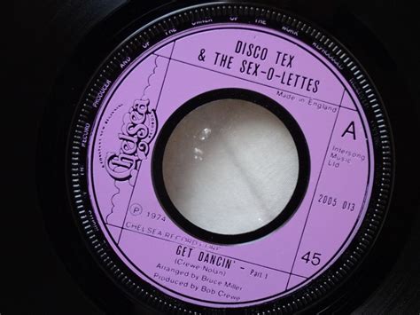 Disco Tex The Sex O Lettes Get Dancin EX