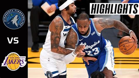 TIMBERWOLVES vs LAKERS | Full Game Highlights | November 12, 2021 | NBA ...