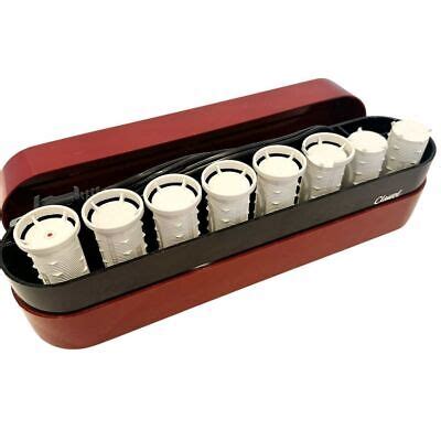 Clairol Time Saver Set Of Travel Hot Rollers Vintage TESTED