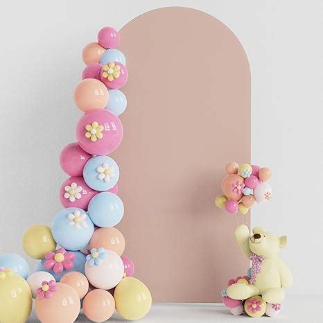 Amazon Putros Wedding Arch Cover 6 6FT Nude Spandex Fitted Round Top Chiara Backdrop Stand