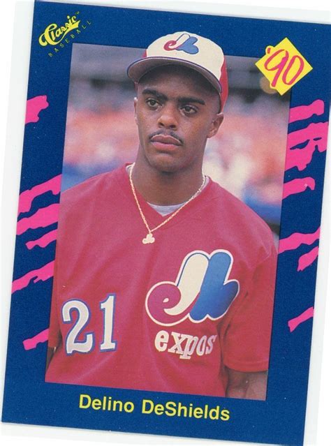 Classic Baseball Delino Deshields Rookie Card Montreal