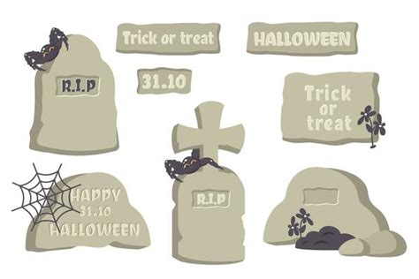 Halloween Tombstone Vector Art Icons And Graphics For Free Download