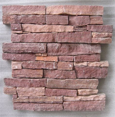 Stone Panel System Red Sandstone Real Stone Cladding Panels Large