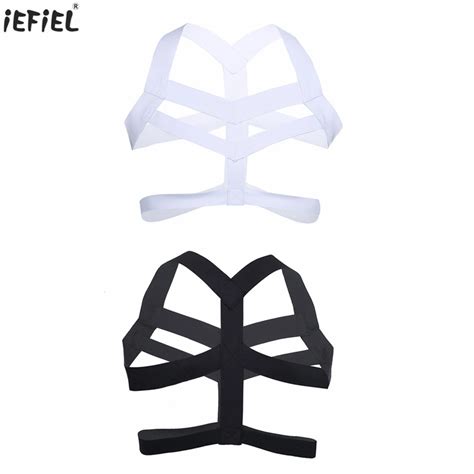 Men Lingerie Nylon Body Chest Harness Bondage Costume China Sexy Grid Clothes And Man Bondage