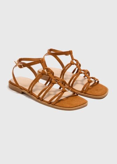 Tan Gladiator Sandals Matalan