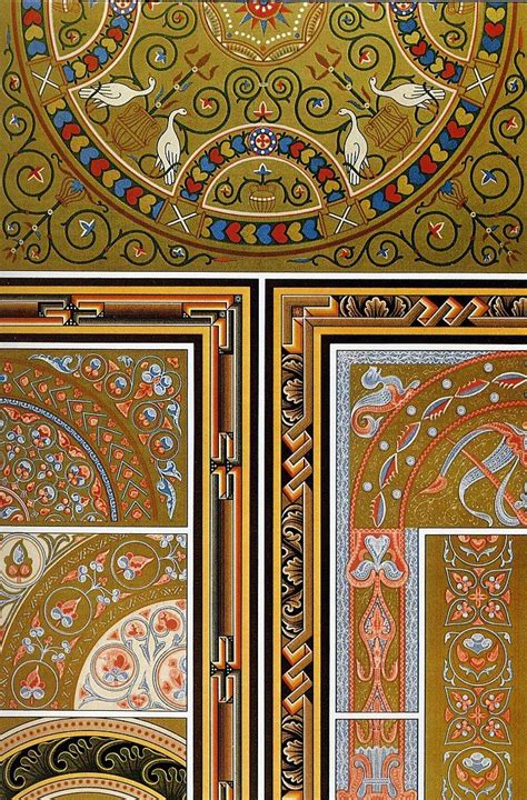 Greek Byzantine Pattern From Lornement Polychrome 1888 By Albert