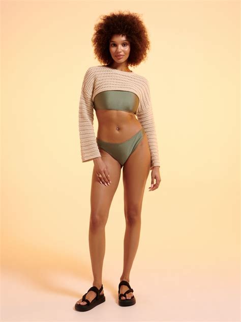 Bikini Color Verde CROPP Z X