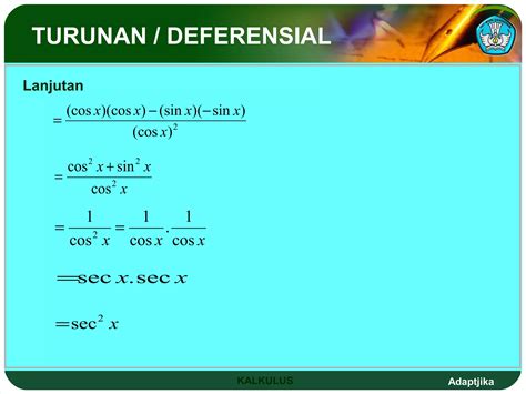 Soal Turunan Trigonometri 3