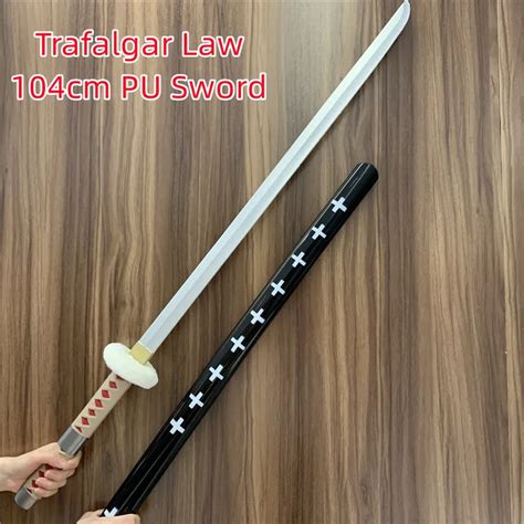 11 One Piece Zoro Cosplay Sword Trafalgar Law Red Sword Weapon Katana