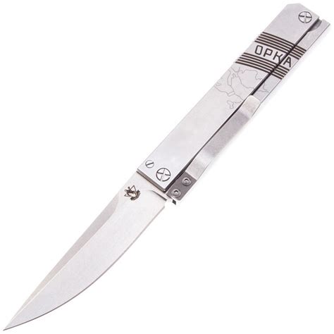 Складной нож STEELCLAW Беломор c клинком из стали D2, рукоять Stainless ...