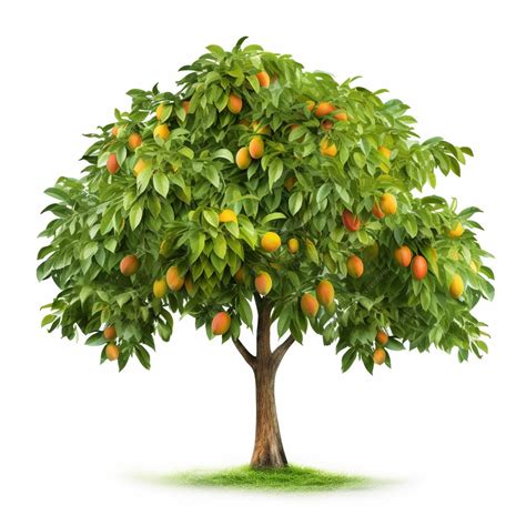 Mango Tree Full Of Mangoes Premium Ai Generated Image