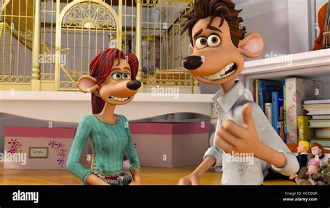 FLUSHED AWAY, Rita (Kate Winslet), Roddy (voice: Hugh Jackman), 2006 ...