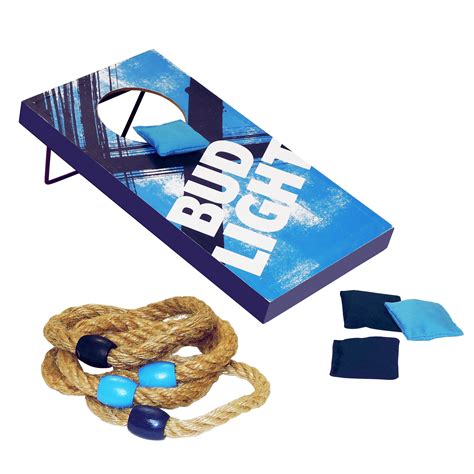 Bud Light Bean Bag And Ring Toss Outdoor Game Set