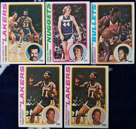 1978 79 TOPPS LOT OF 115 BASKETBALL CARDS W 4 HOF ISSEL HUDSON SCOTT