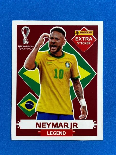 Panini World Cup Qatar 2022 Extra Sticker Base Neymar Jr Ed Brasil