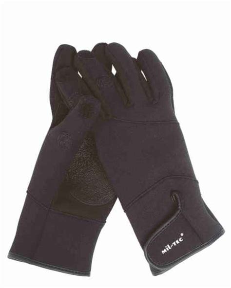 Mil Tec Neopren Amaro Shooting Gloves Schwarz Fingerhandschuh Handschuh