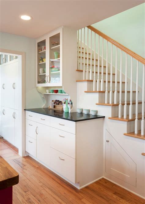 Zilker Kitchen Transitional Staircase Austin By Merzbau Design