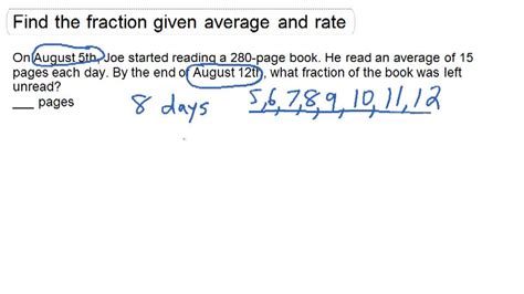 Average Rates Fractions And Proportions Example 4 Video Algebra Ck 12 Foundation