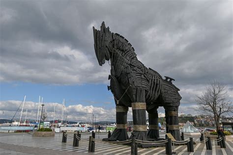 canakkale  ancient troy sits   modern city cnn