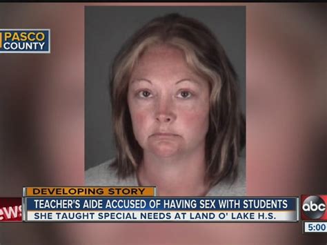 Pasco Teachers Aid Arrested For Sex W Students