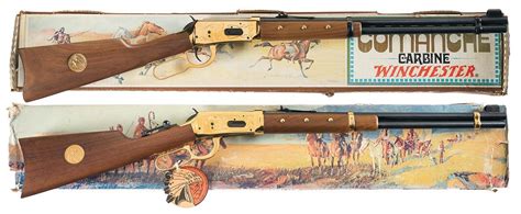Two Boxed Commemorative Winchester Model 94 Lever Action Rifles Rock