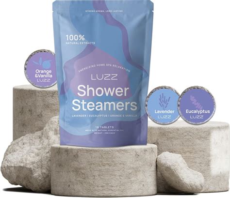 18 Pack Luzz Shower Steamers Aromatherapy Eucalyptus