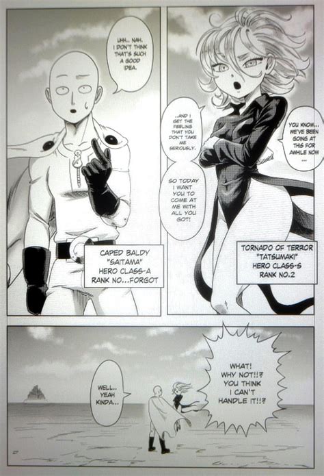 Saitama and Tatsumaki rematch comic by ChipToothPrime (work in progress