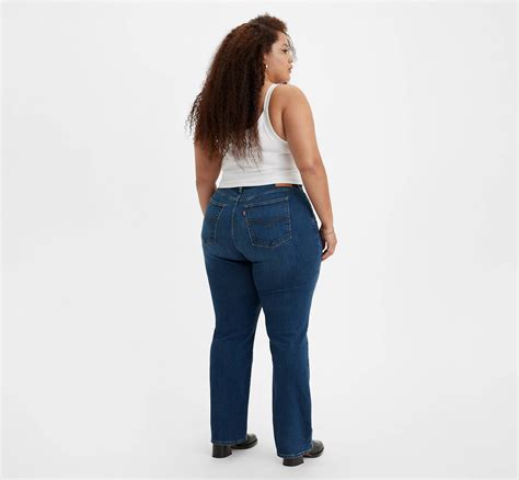 724™ High Rise Straight Jeans Plus Size Blue Levi S® Al