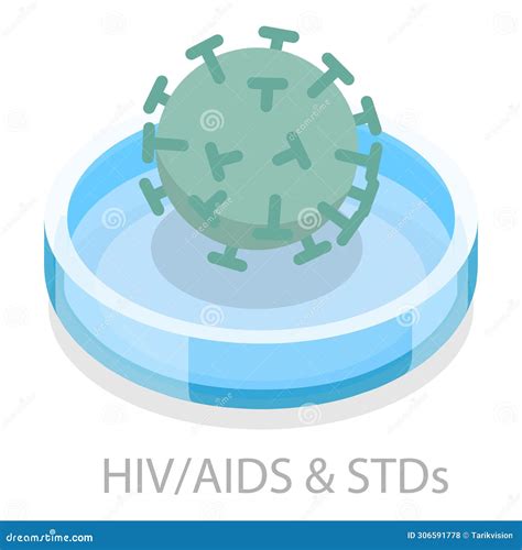 3d Isometric Flat Vector Illustration Of Sexual Transmitted Disease