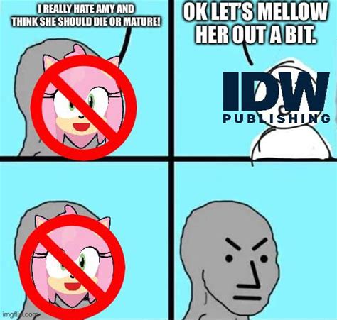 NoW SHe DOEsnT HaVE A PeRSONaliTy Said The Guy Who Wanted Her To Mature R SonicTheHedgejerk