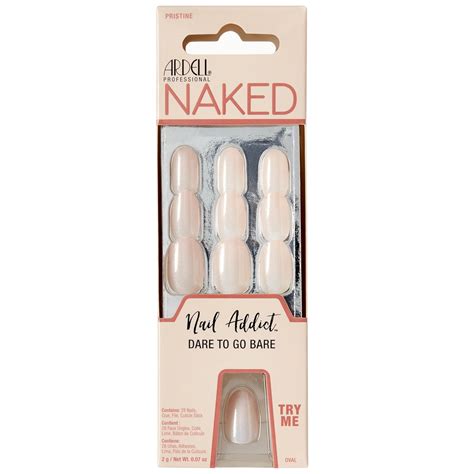 Amazon Ardell Nail Addict Naked Pristine Press On Nails Short