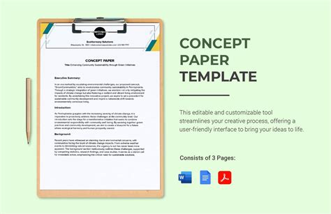 Concept Paper Template in Word, PDF, Google Docs - Download | Template.net