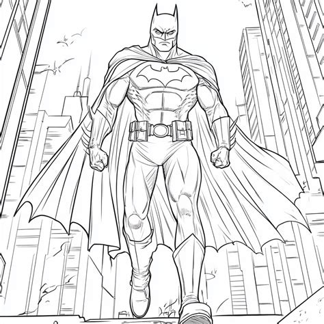Desenhos Para Colorir E Imprimir Do Batman