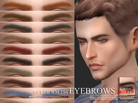 The Sims 4 Custom Content Eyebrows Oillasopa