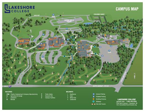 campus maps locations hours lakeshore college
