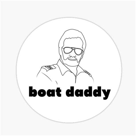 Captain Lee Below Deck Boat Daddy Sticker For Sale By