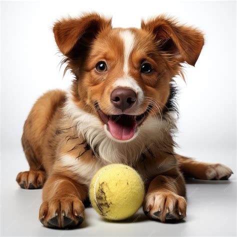 Premium AI Image | Red Heeler Puppy Playing with Toy
