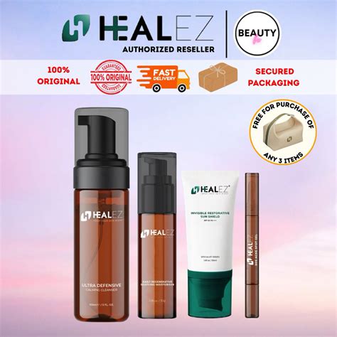 healez soothing moisturiser invisible sun shield trial size full size