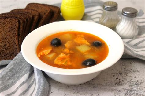 Рыбная солянка с лососем | рецепт пошагово, фото, отзывы