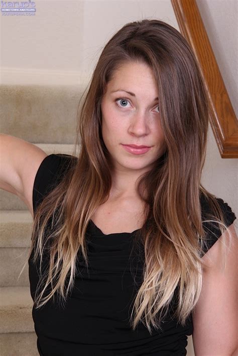 Candice Ferguson Spreads Shaved Pussy On The Stairs Porn Pictures XXX Photos Sex Images