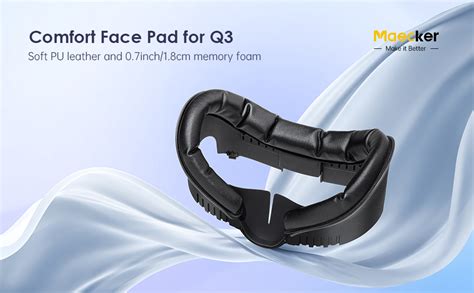 Maecker Vr Face Pad Compatible With Quest Facial Interface Two Foam