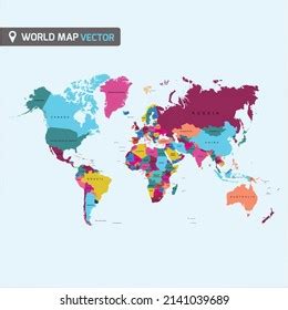 Colorful Infographic World Map Collection Stock Vector (Royalty Free) 2141039689 | Shutterstock