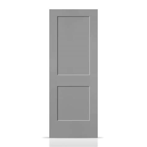 CALHOME 30 In X 80 In Light Gray Painted MDF Solid Core 2 Panel