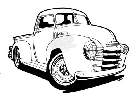 Sketch 55 Chevy Bel Air Coloring Pages