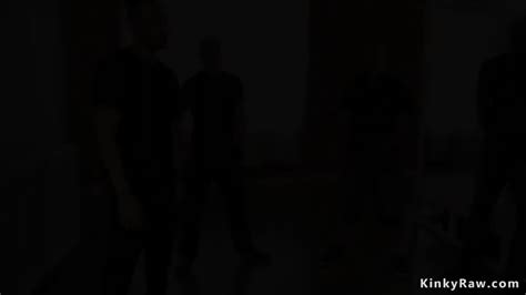 Bound Brunette Gangbang Interracial Fucked