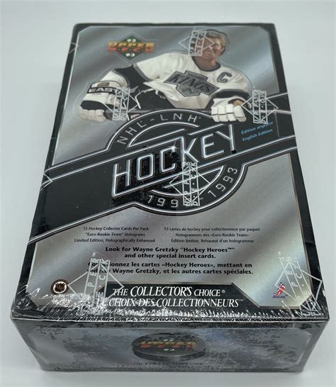 1992 93 Upper Deck Hockey Series 1 Factory Sealed Box Froggers House