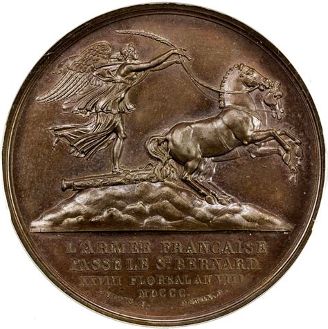 France Napoleon As First Consul 1799 1804 Ae Medal 1800 Ngc Ms64
