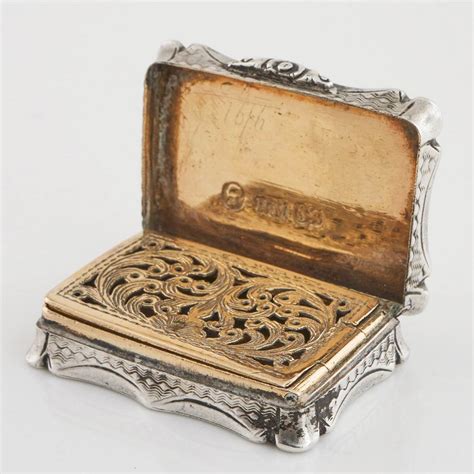 Nathaniel Mills Sterling Silver Vinaigrette Birmingham