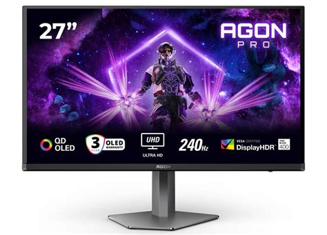 AOC представила 27-дюймовый 4K QD-OLED-монитор Agon Pro AG276UZD с ...