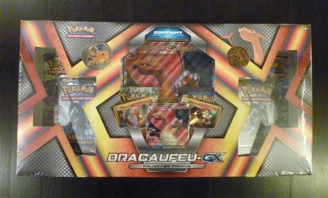 Coffret Pokemon Dracaufeu Gx Premium Neuf Sous Blister Booster Xy